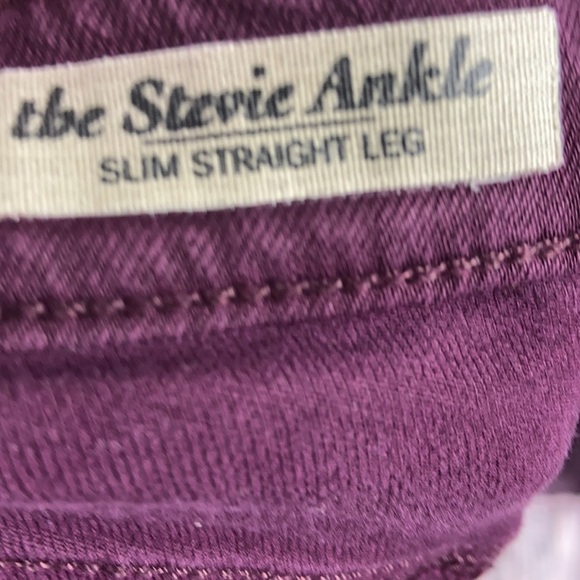 Ag Stevie Slim Straight Ankle Jeans size 25 - Picture 2 of 10